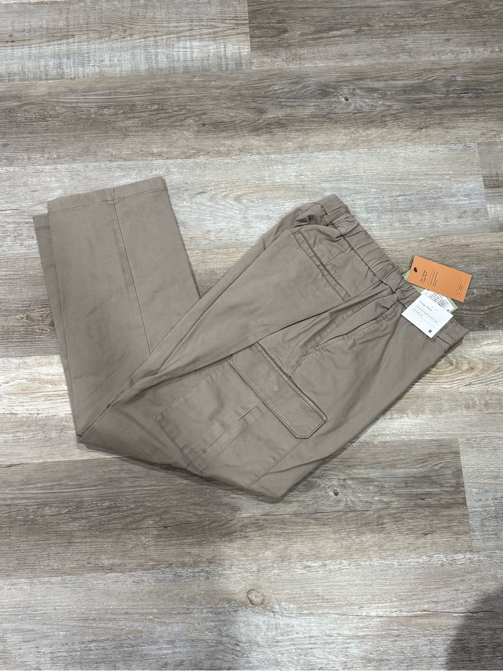 Goodfellow & Co Taupe Cargo Pants with Elastic Waist